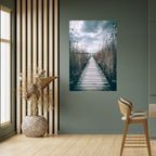 GAZE INTO STILLNESS Selbstklebendes Poster - Hochformat