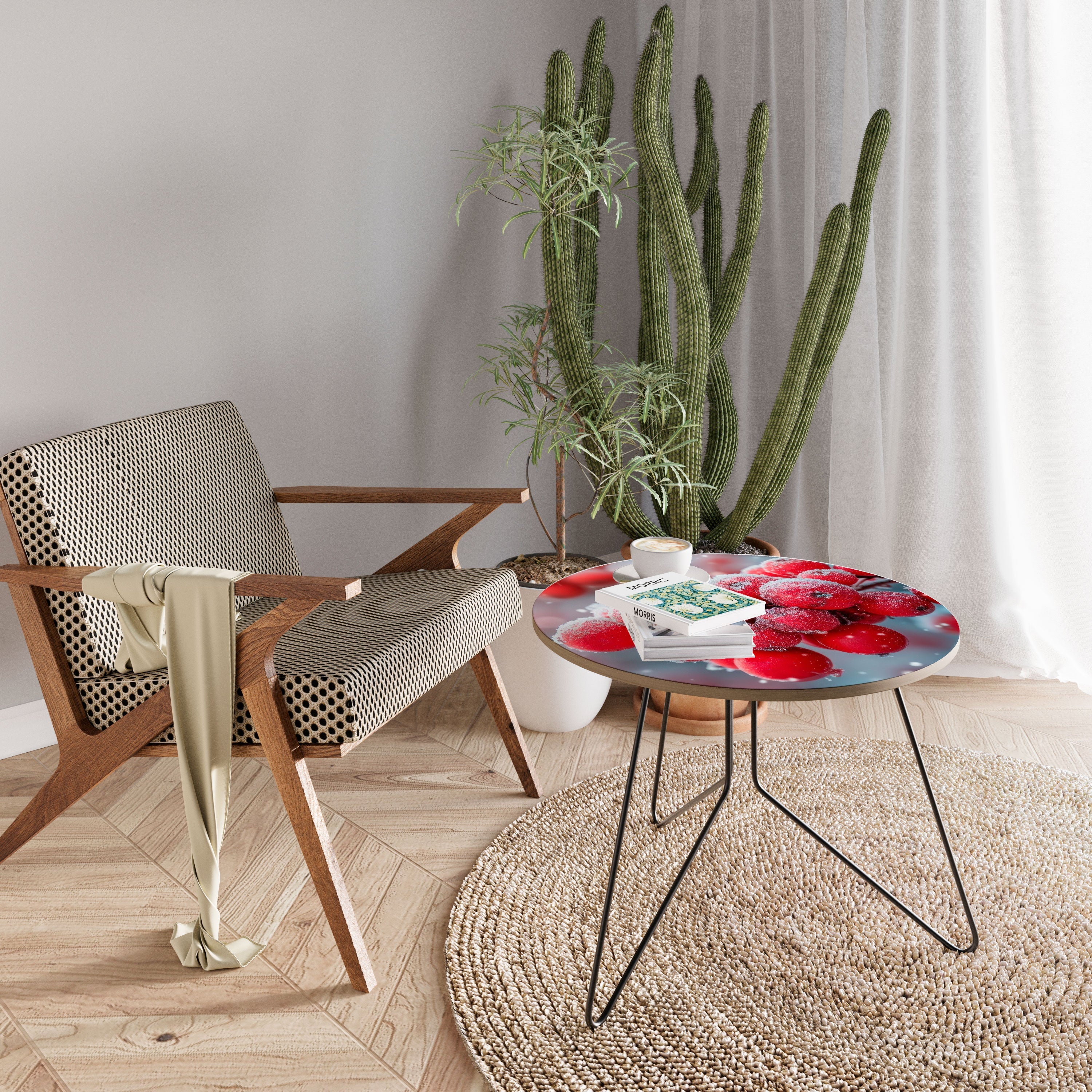 WINTER'S CRIMSON TREASURES Coffee Table 69