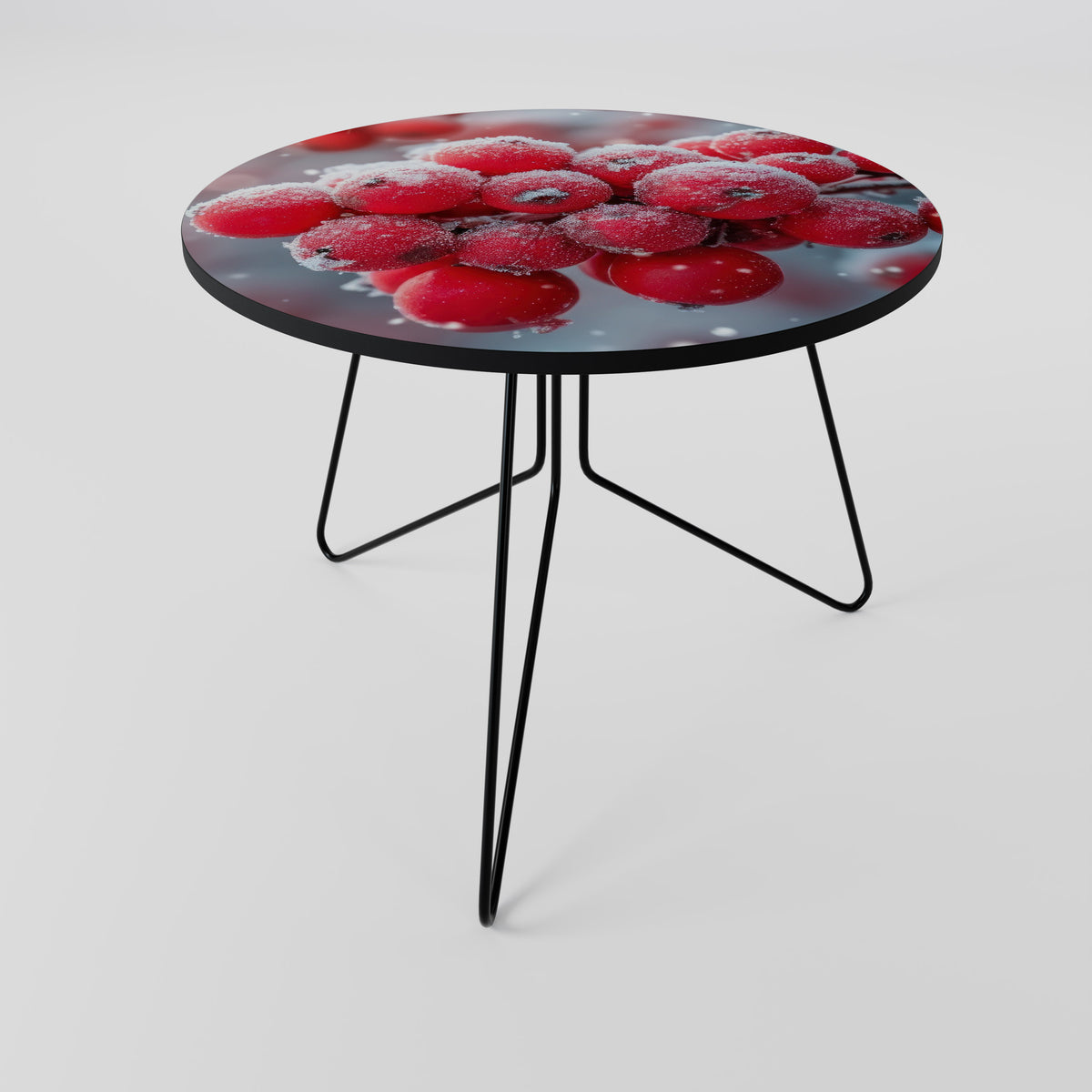WINTER'S CRIMSON TREASURES Couchtisch