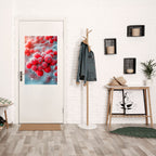 WINTER'S CRIMSON TREASURES Selbstklebendes Poster - Hochformat