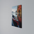 BOAT OF TRANQUILITY Vertical Canvas Print