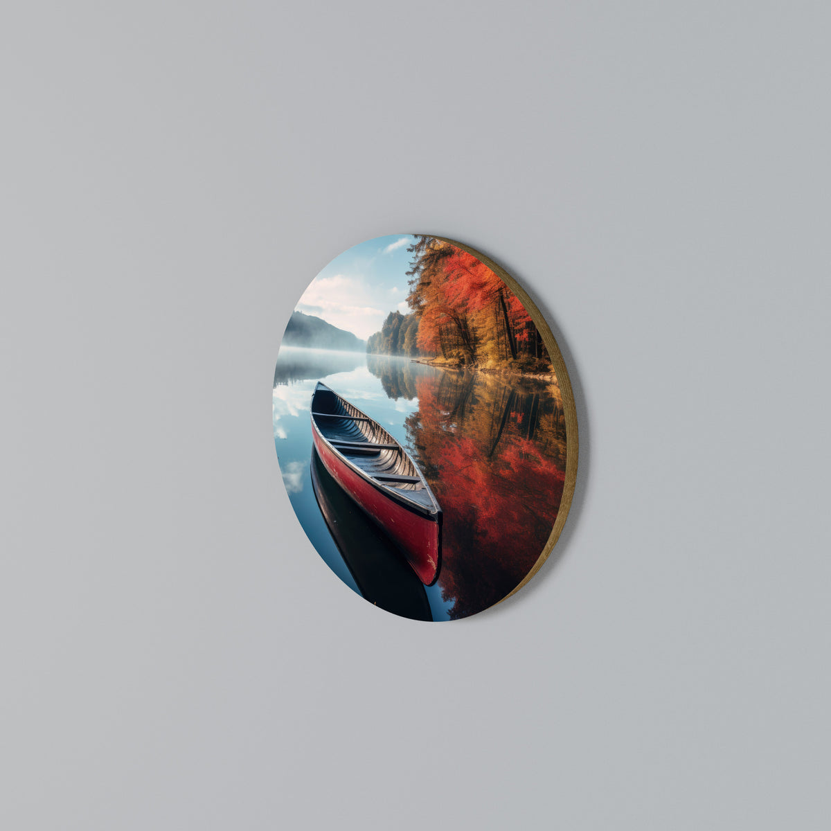 BOAT OF TRANQUILITY Rundes Wandbild