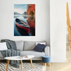 BOAT OF TRANQUILITY Selbstklebendes Poster - Hochformat