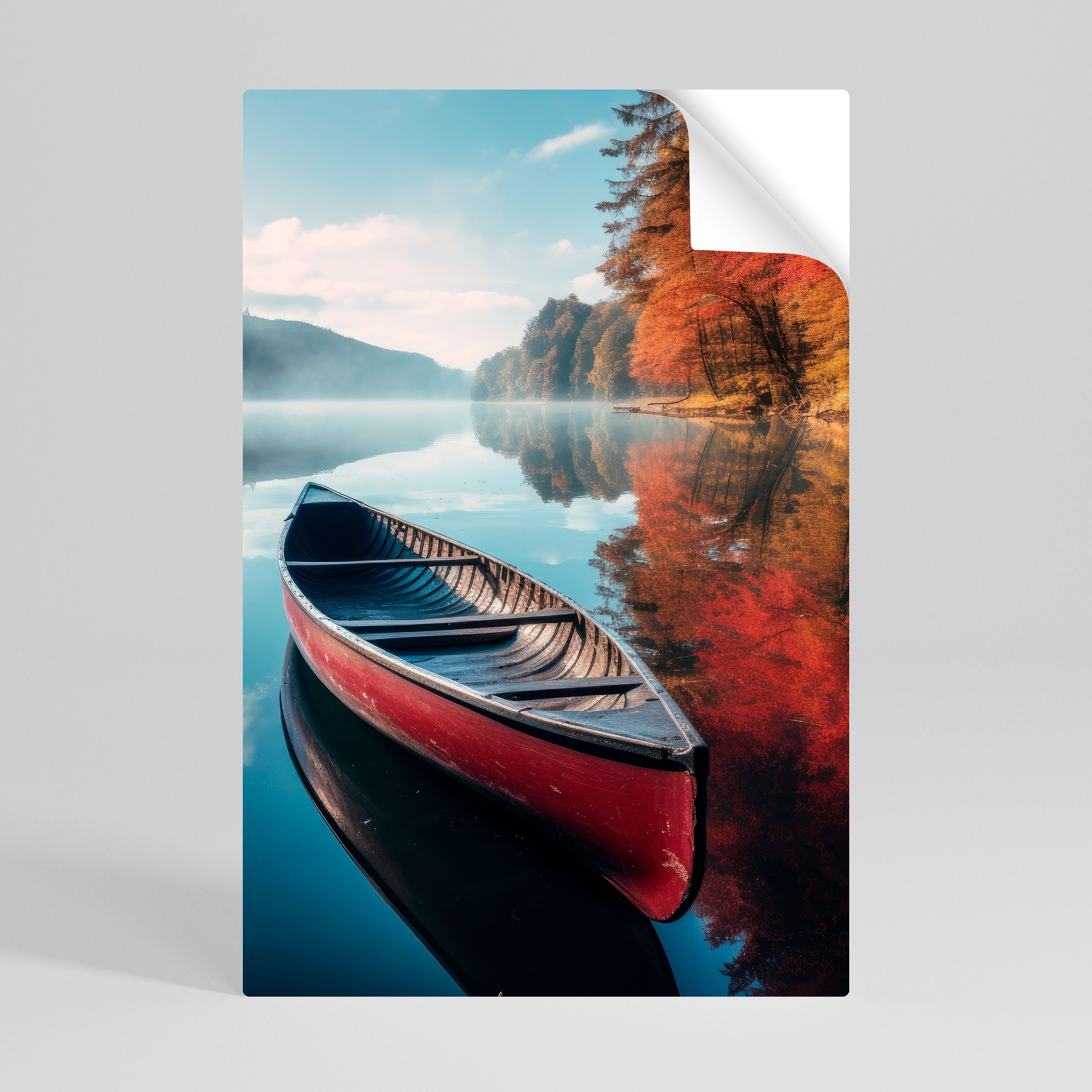 BOAT OF TRANQUILITY Vertikales Poster zum Abziehen und Aufkleben