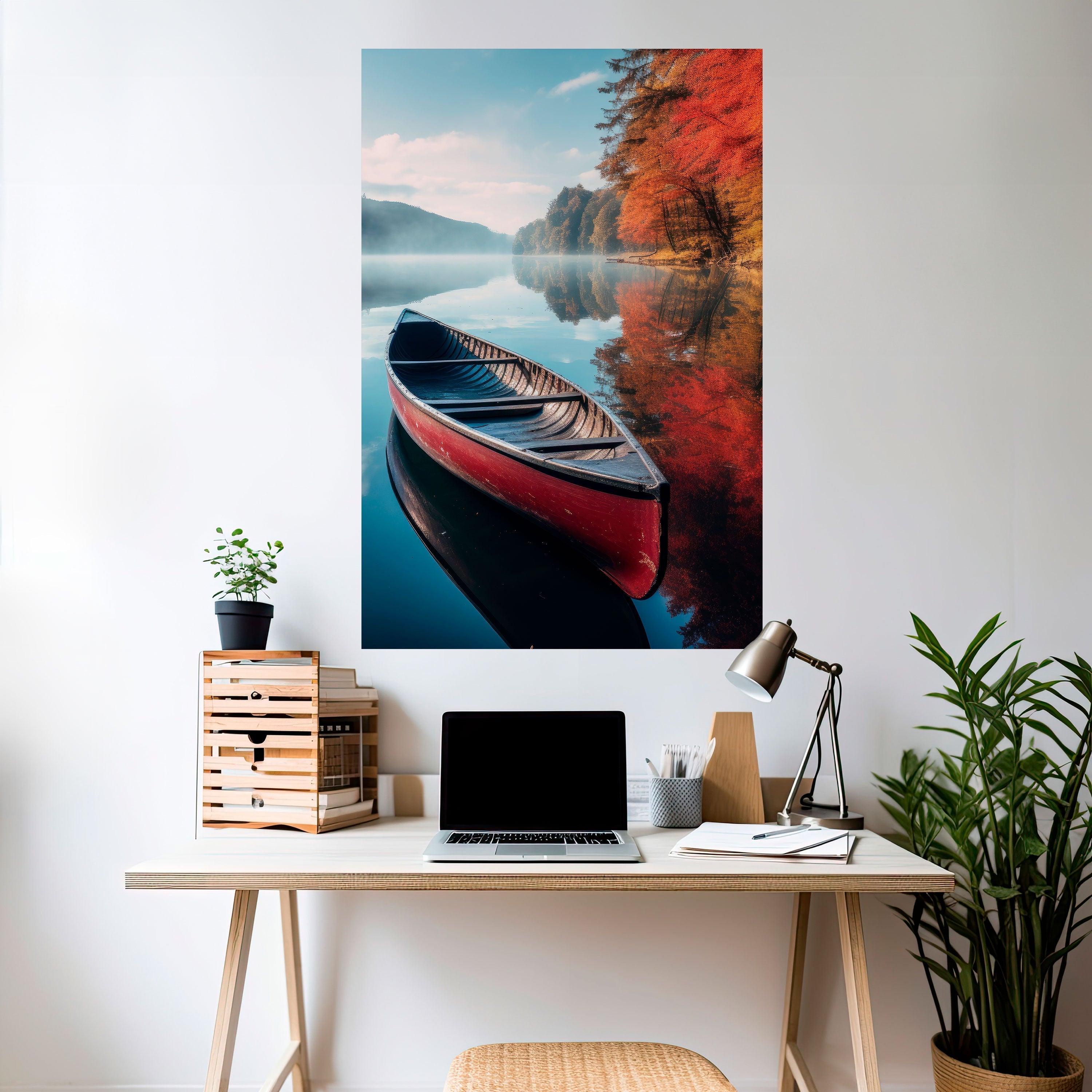 BOAT OF TRANQUILITY Vertikales Poster zum Abziehen und Aufkleben