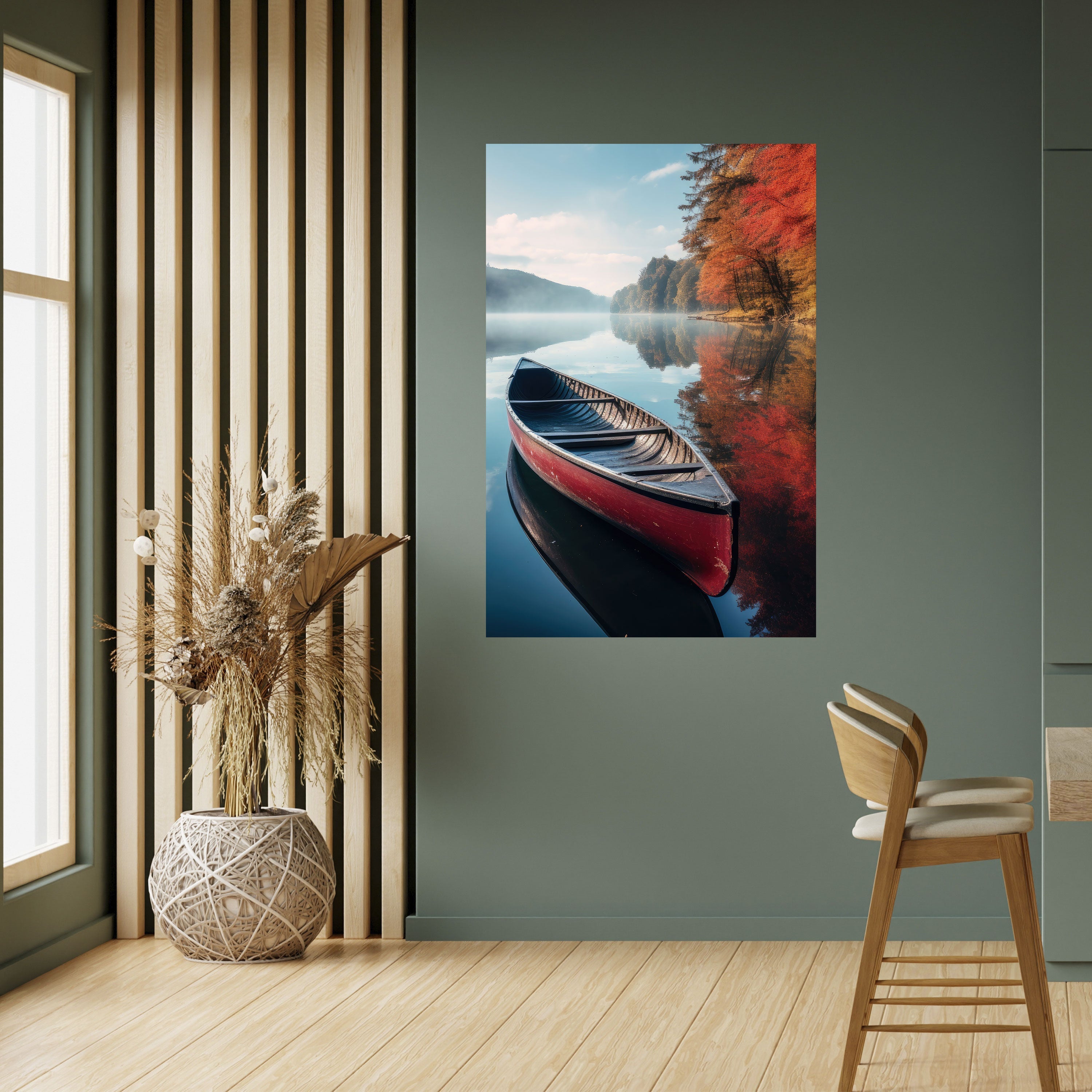 BOAT OF TRANQUILITY Vertikales Poster zum Abziehen und Aufkleben