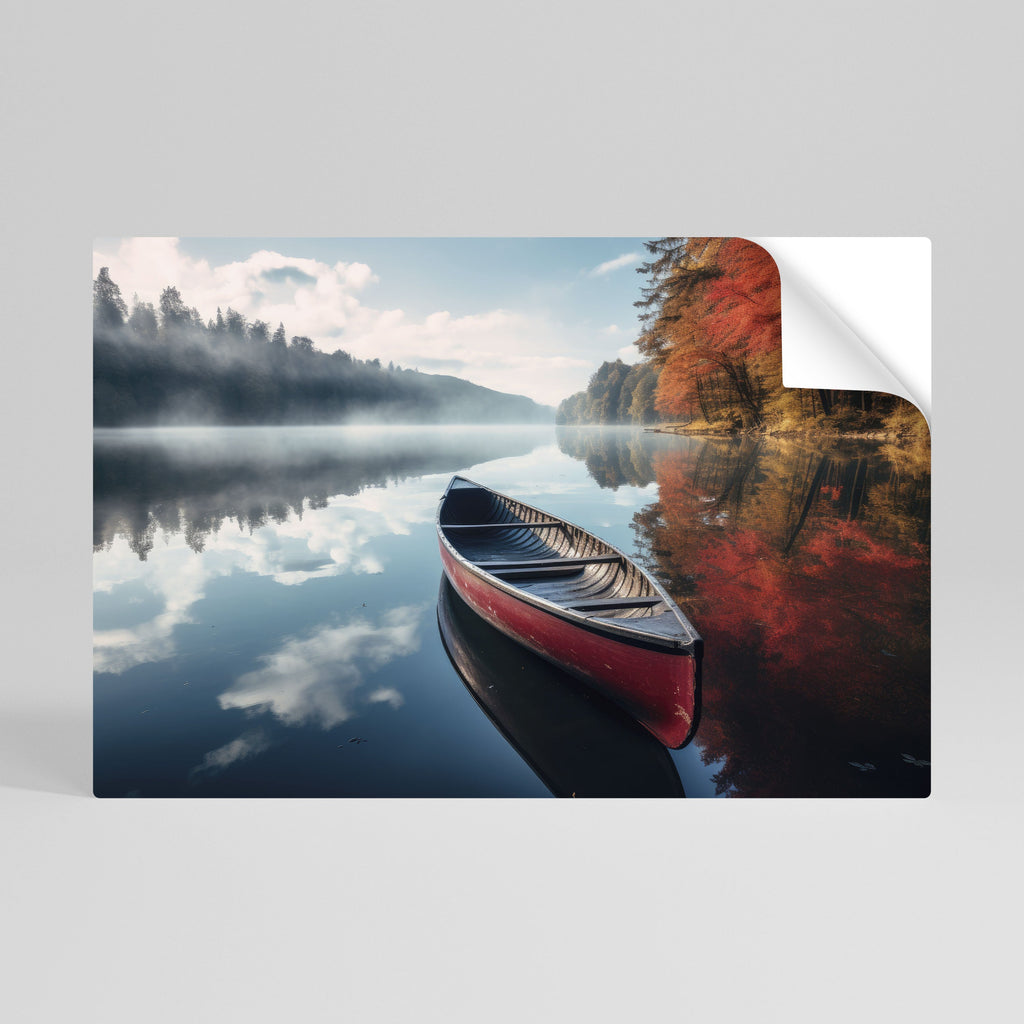 BOAT OF TRANQUILITY Horizontales Poster zum Abziehen und Aufkleben