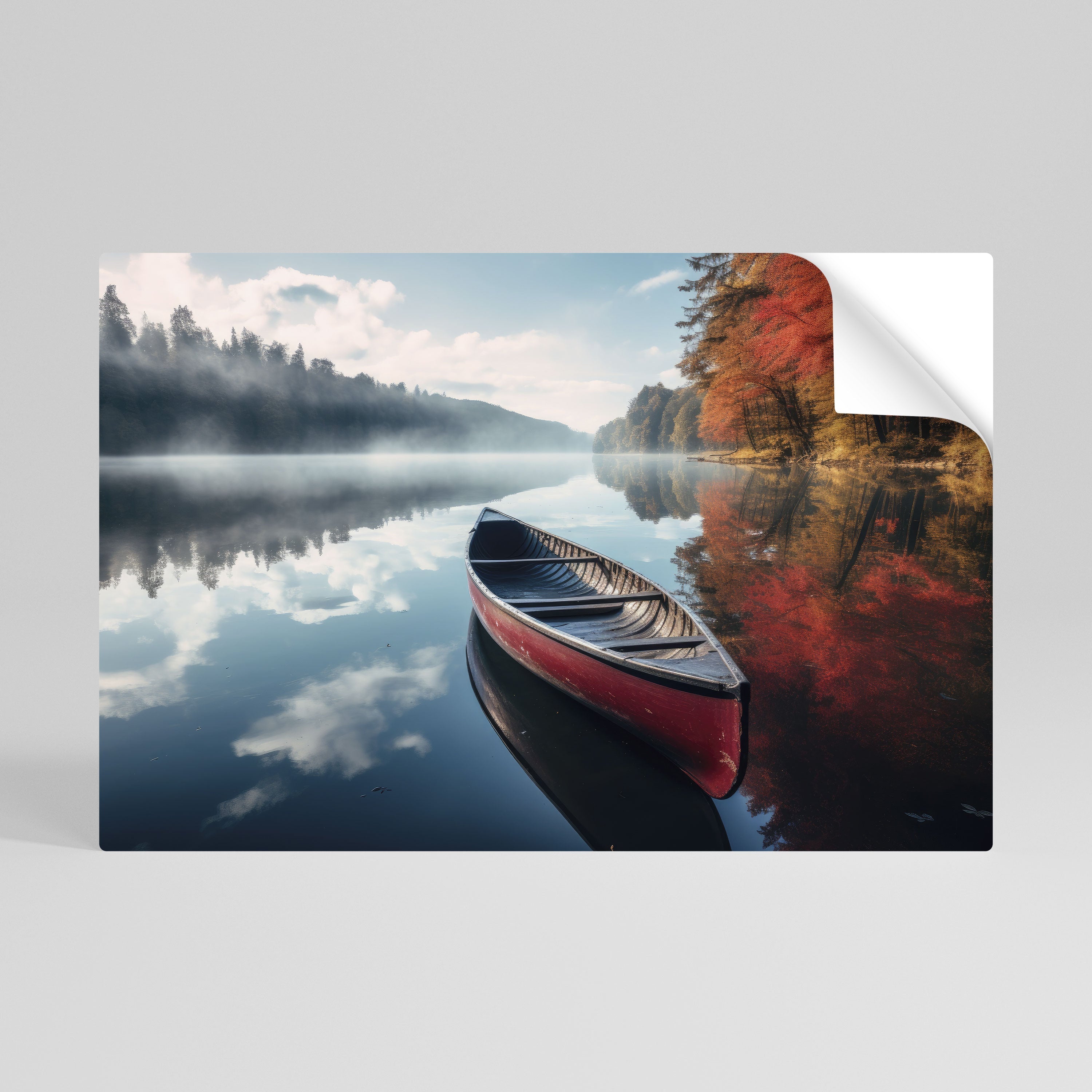 BOAT OF TRANQUILITY Horizontales Poster zum Abziehen und Aufkleben