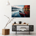 BOAT OF TRANQUILITY Selbstklebendes Horizontal-Poster