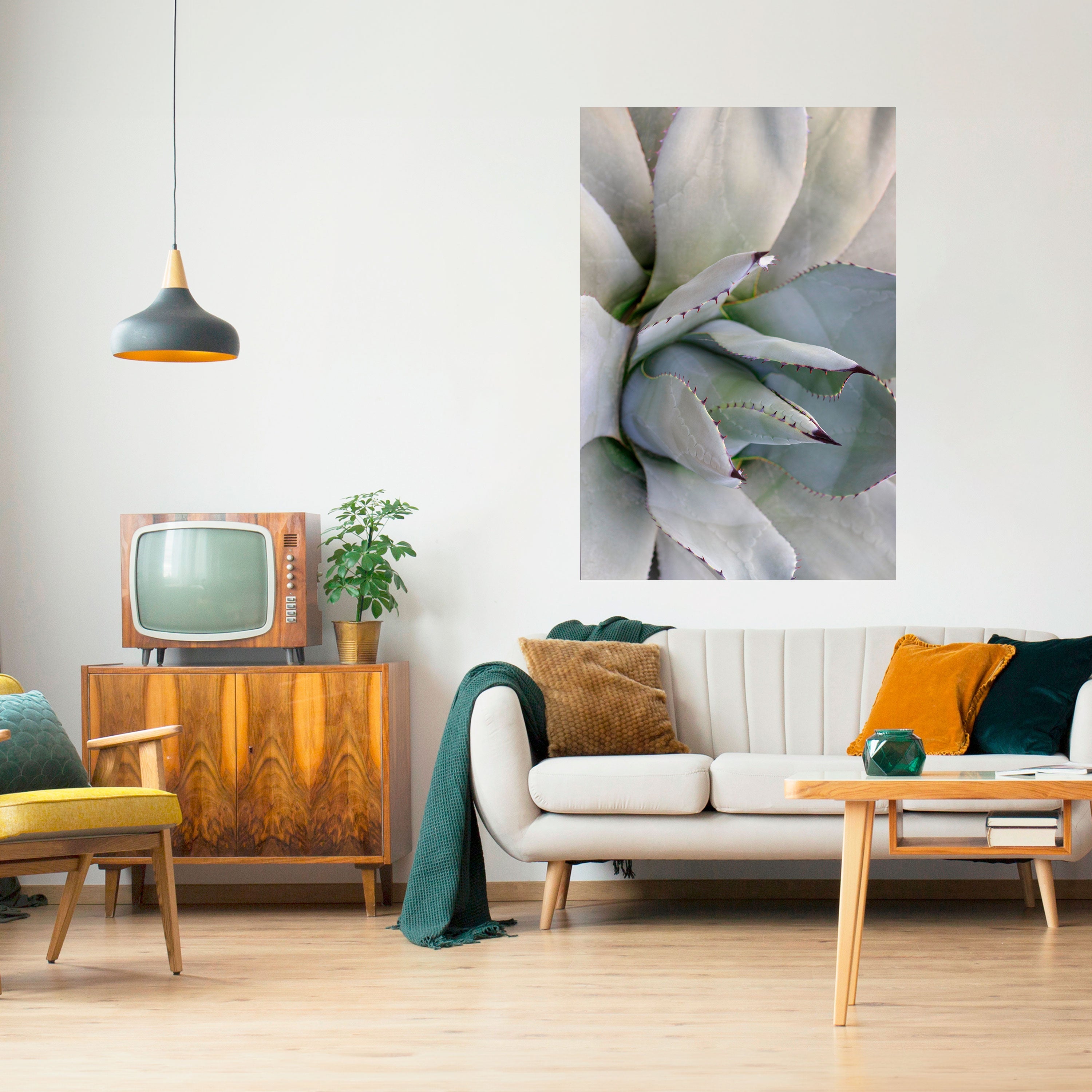 AGAVE ELEGANCE Peel and Stick Vertical Poster
