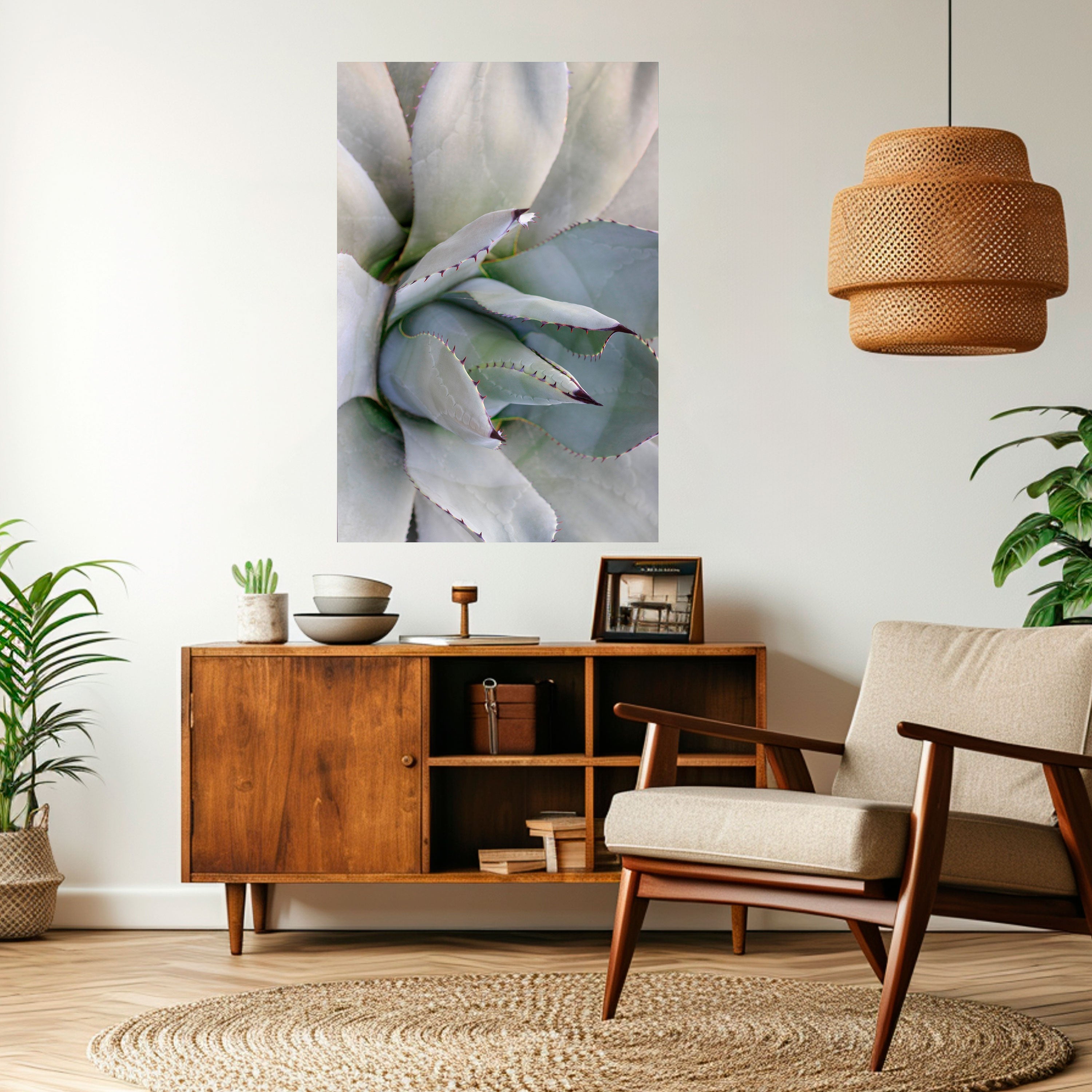 AGAVE ELEGANCE Peel and Stick Vertical Poster