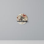 PETAL POETRY Rundes Kunstregal in Schwarz