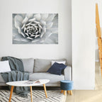 ELEGANT PETAL SWIRL Selbstklebendes Horizontal-Poster