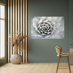 ELEGANT PETAL SWIRL Selbstklebendes Horizontal-Poster