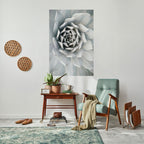 ELEGANT PETAL SWIRL Selbstklebendes Poster - Hochformat