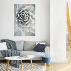 ELEGANT PETAL SWIRL Selbstklebendes Poster - Hochformat