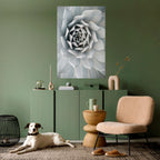 ELEGANT PETAL SWIRL Selbstklebendes Poster - Hochformat