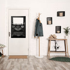 TYPEWRITER SYMPHONY Selbstklebendes Poster - Hochformat