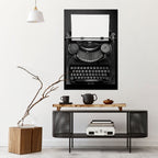 TYPEWRITER SYMPHONY Selbstklebendes Poster - Hochformat