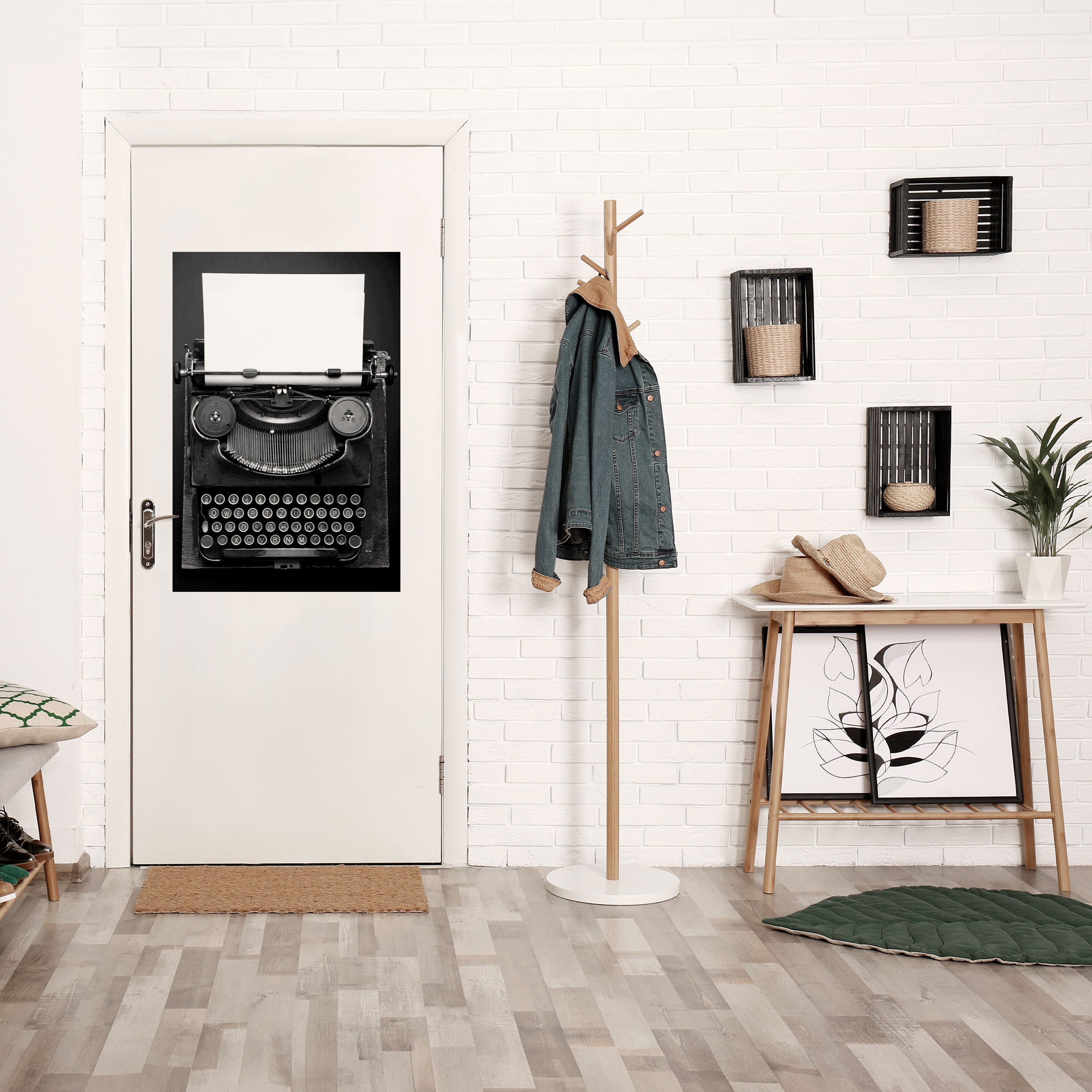 TYPEWRITER SYMPHONY Vertikales Poster zum Abziehen und Aufkleben