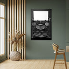 TYPEWRITER SYMPHONY Selbstklebendes Poster - Hochformat