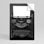 TYPEWRITER SYMPHONY Selbstklebendes Poster - Hochformat