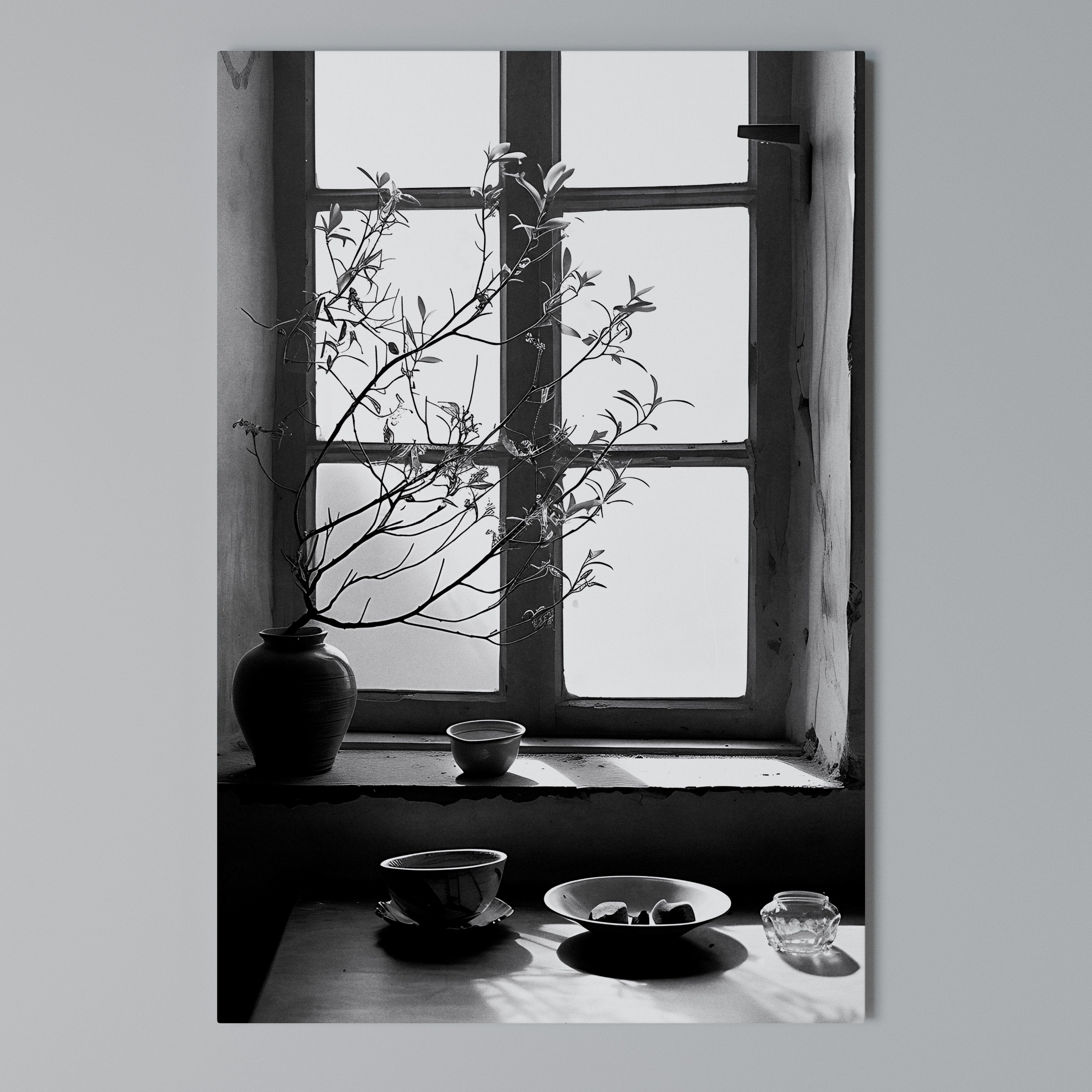 WHISPERING WINDOW LIGHT Vertical Canvas Print