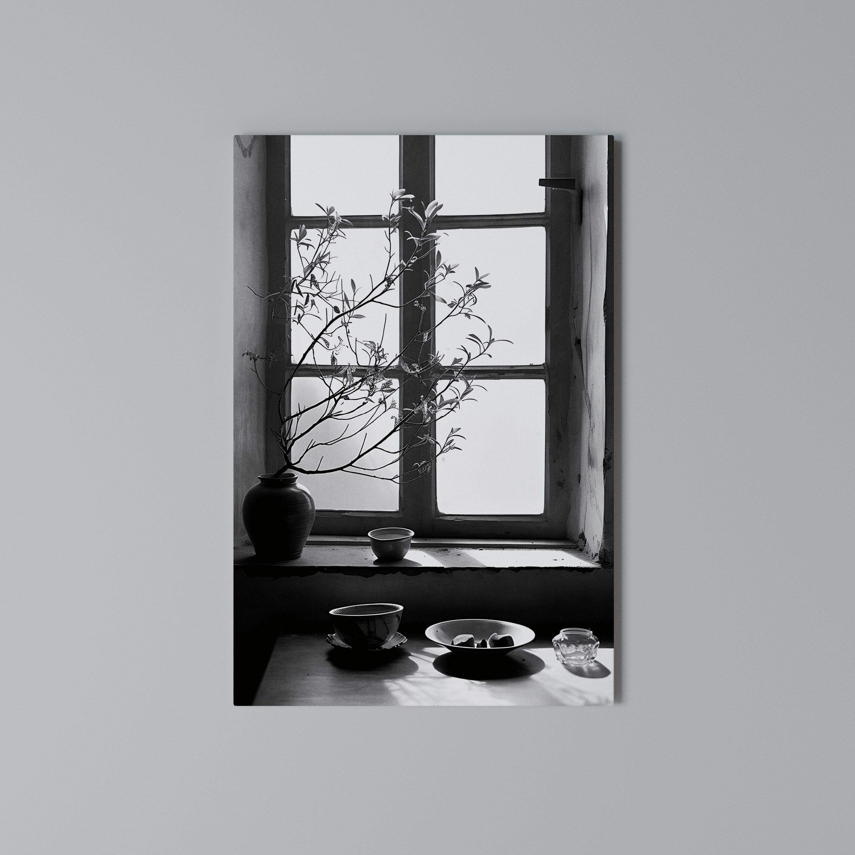 WHISPERING WINDOW LIGHT Vertical Canvas Print