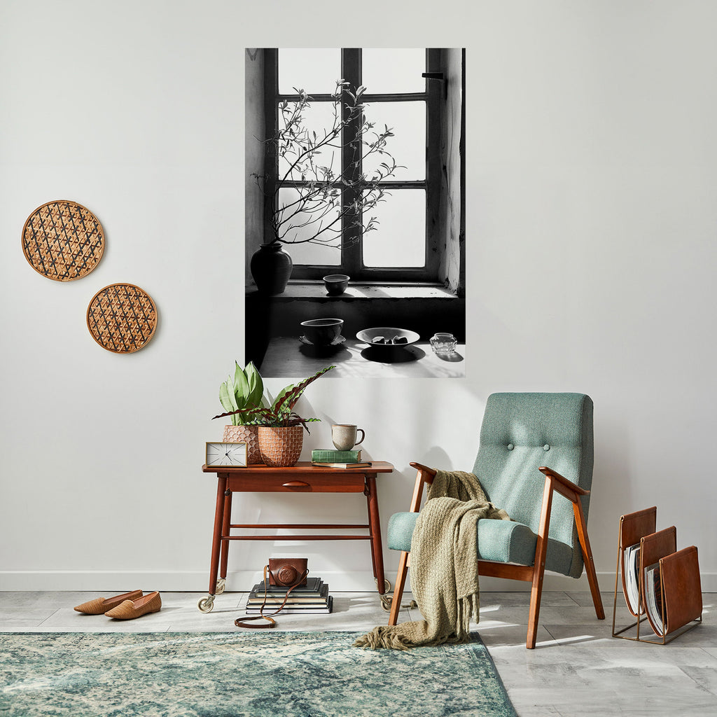 WHISPERING WINDOW LIGHT Vertikales Poster zum Abziehen und Aufkleben