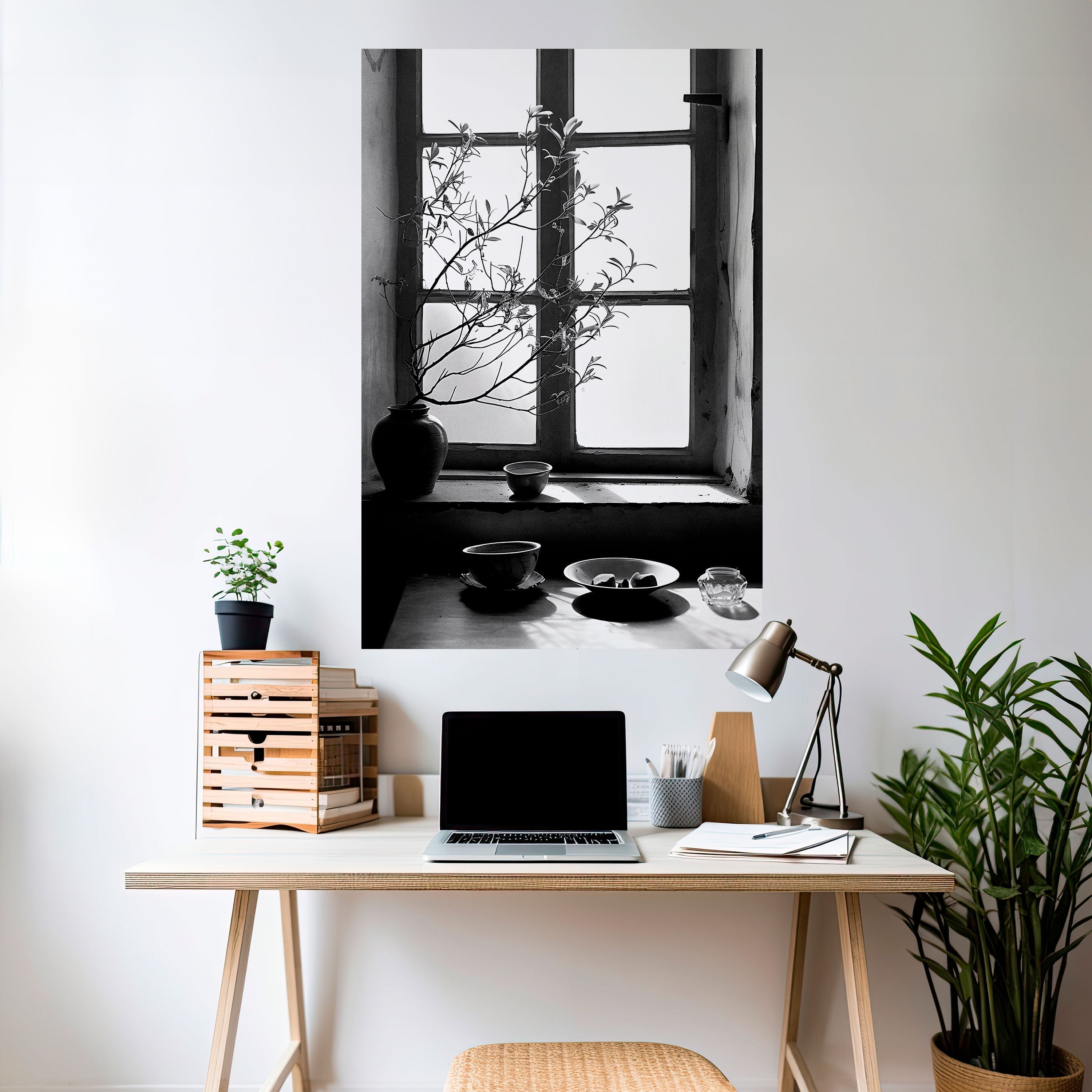 WHISPERING WINDOW LIGHT Vertikales Poster zum Abziehen und Aufkleben