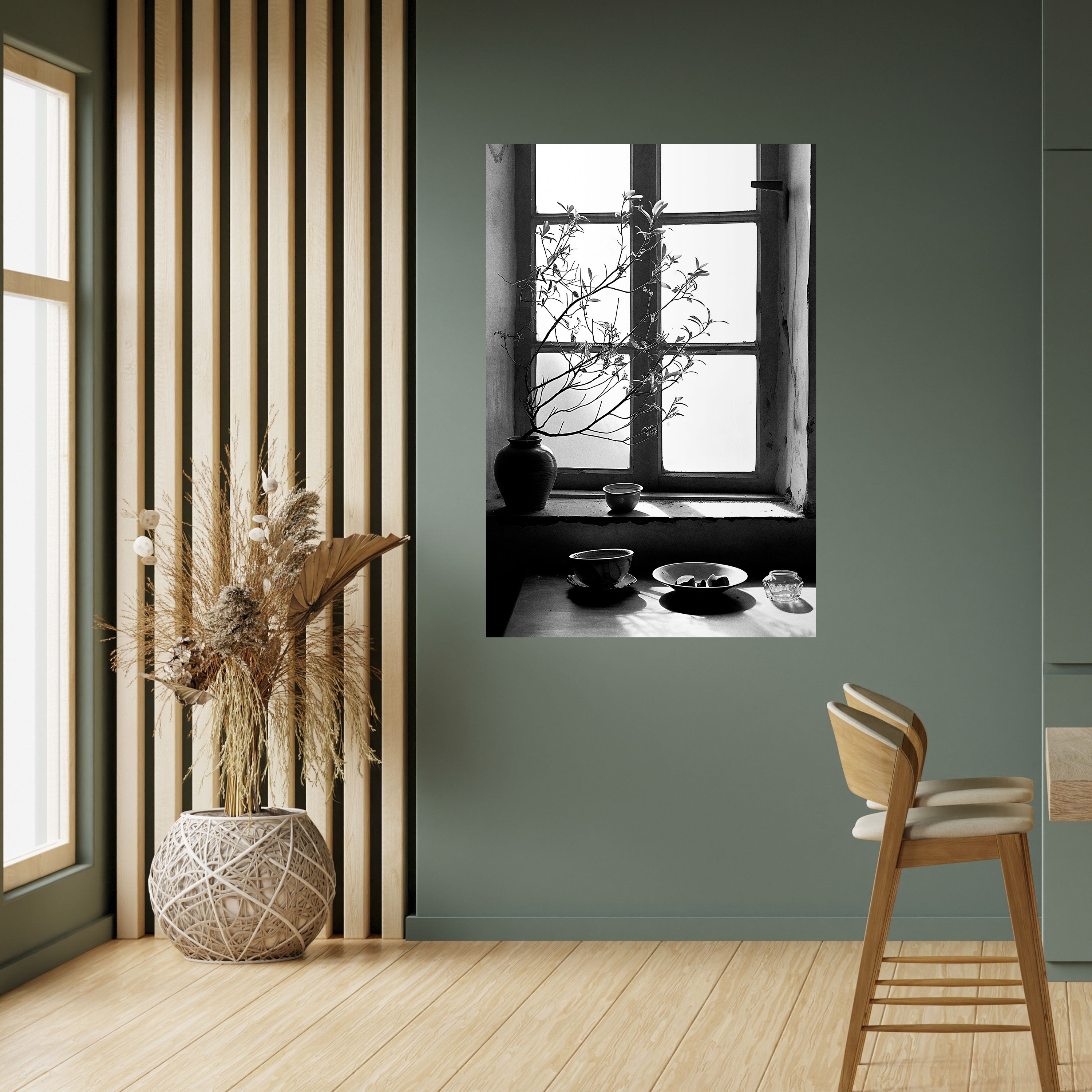 WHISPERING WINDOW LIGHT Vertikales Poster zum Abziehen und Aufkleben