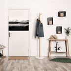 MISTY MOUNTAIN RADIANCE Selbstklebendes Horizontal-Poster