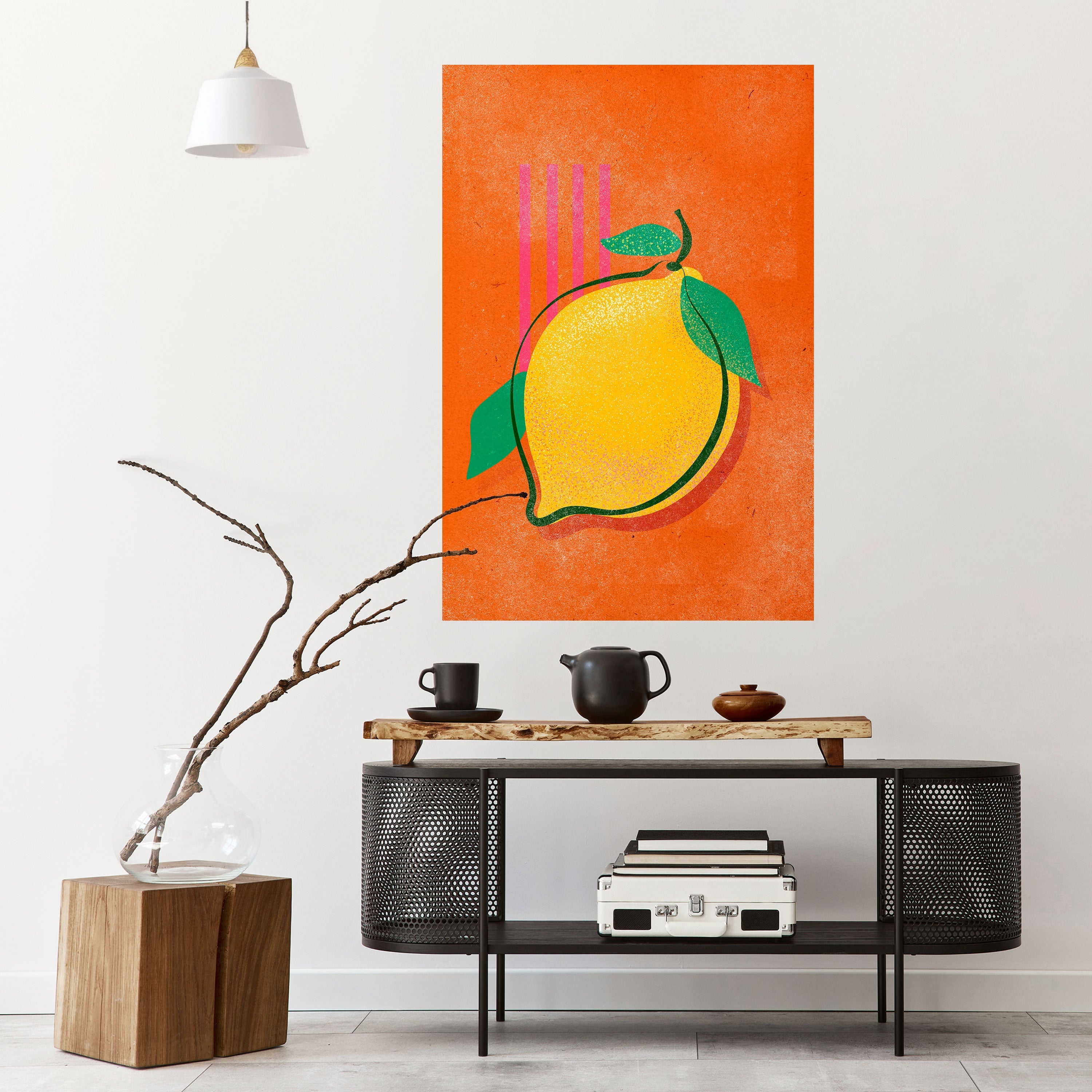 LUSCIOUS LEMON Vertikales Poster zum Abziehen und Aufkleben