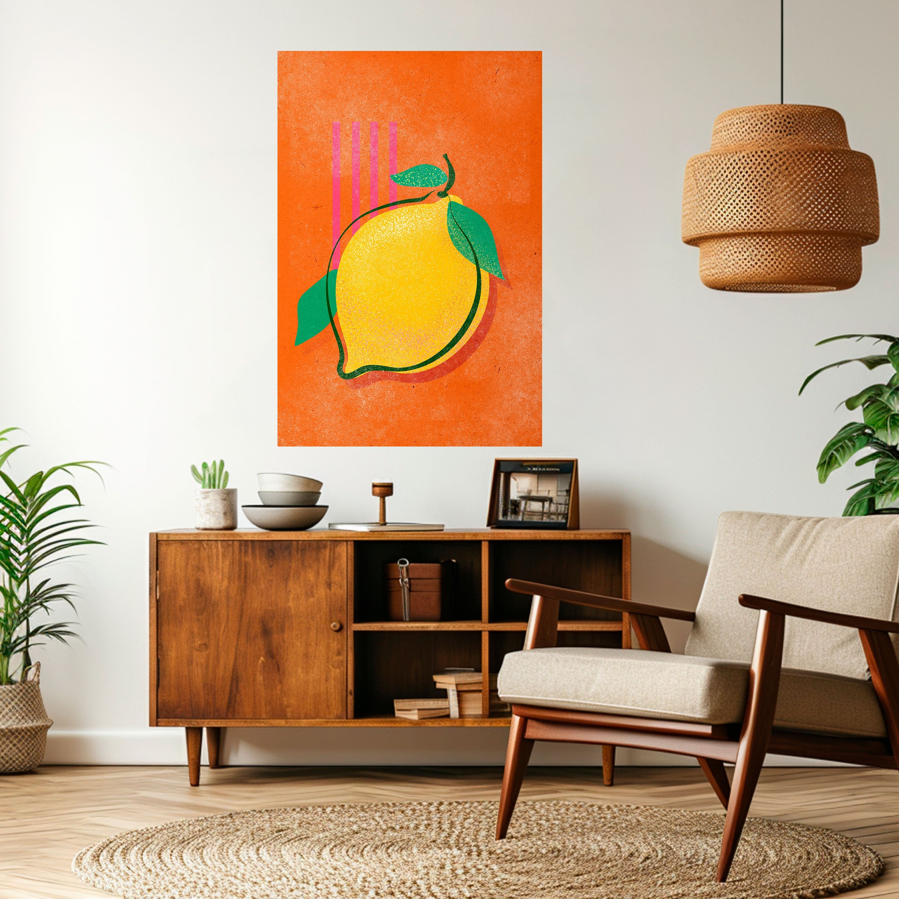 LUSCIOUS LEMON Vertikales Poster zum Abziehen und Aufkleben