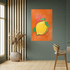 LUSCIOUS LEMON Selbstklebendes Poster - Hochformat
