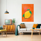 LUSCIOUS LEMON Selbstklebendes Poster - Hochformat