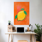 LUSCIOUS LEMON Selbstklebendes Poster - Hochformat