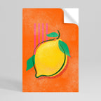 LUSCIOUS LEMON Selbstklebendes Poster - Hochformat