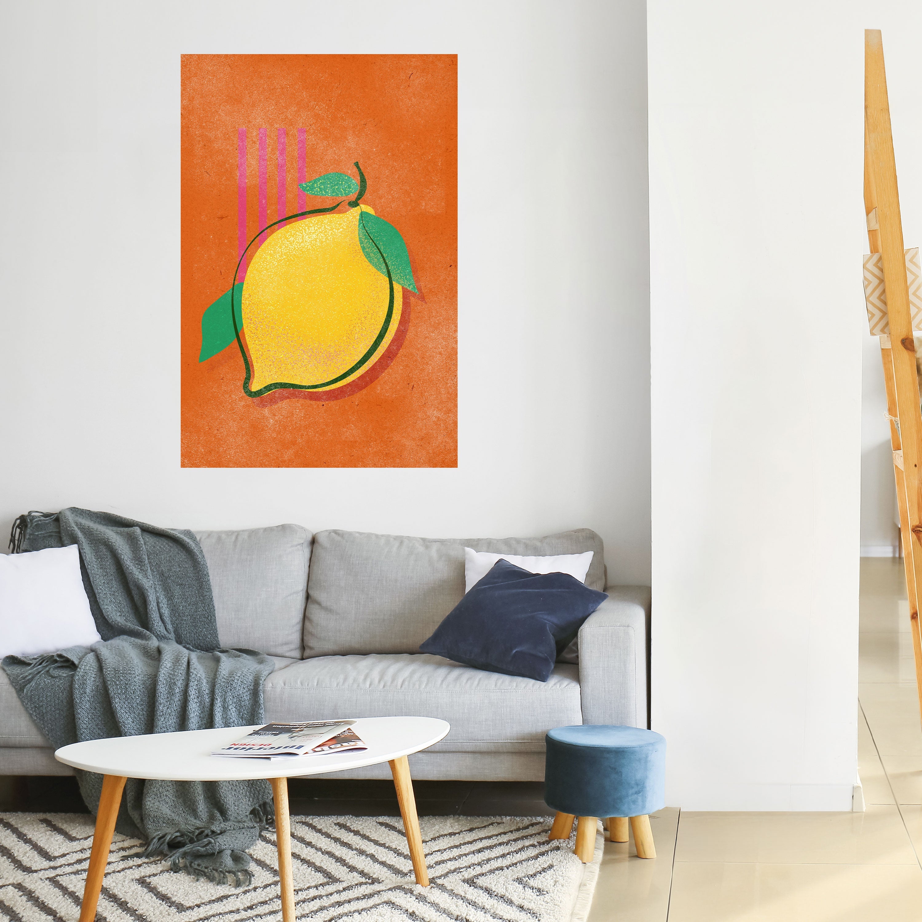 LUSCIOUS LEMON Vertikales Poster zum Abziehen und Aufkleben