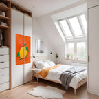 LUSCIOUS LEMON Selbstklebendes Poster - Hochformat