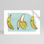 BOLD BANANA BOUQUET Selbstklebendes Horizontal-Poster
