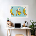 BOLD BANANA BOUQUET Selbstklebendes Horizontal-Poster