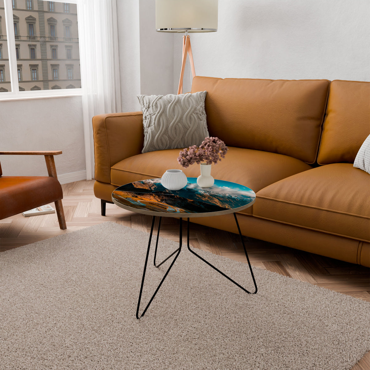 MOUNTAIN SERPENTINE Couchtisch