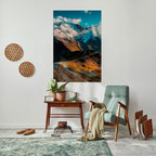 MOUNTAIN SERPENTINE Selbstklebendes Poster - Hochformat