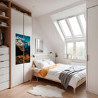 MOUNTAIN SERPENTINE Selbstklebendes Poster - Hochformat