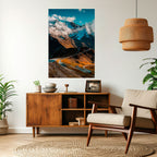 MOUNTAIN SERPENTINE Selbstklebendes Poster - Hochformat