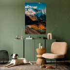 MOUNTAIN SERPENTINE Selbstklebendes Poster - Hochformat