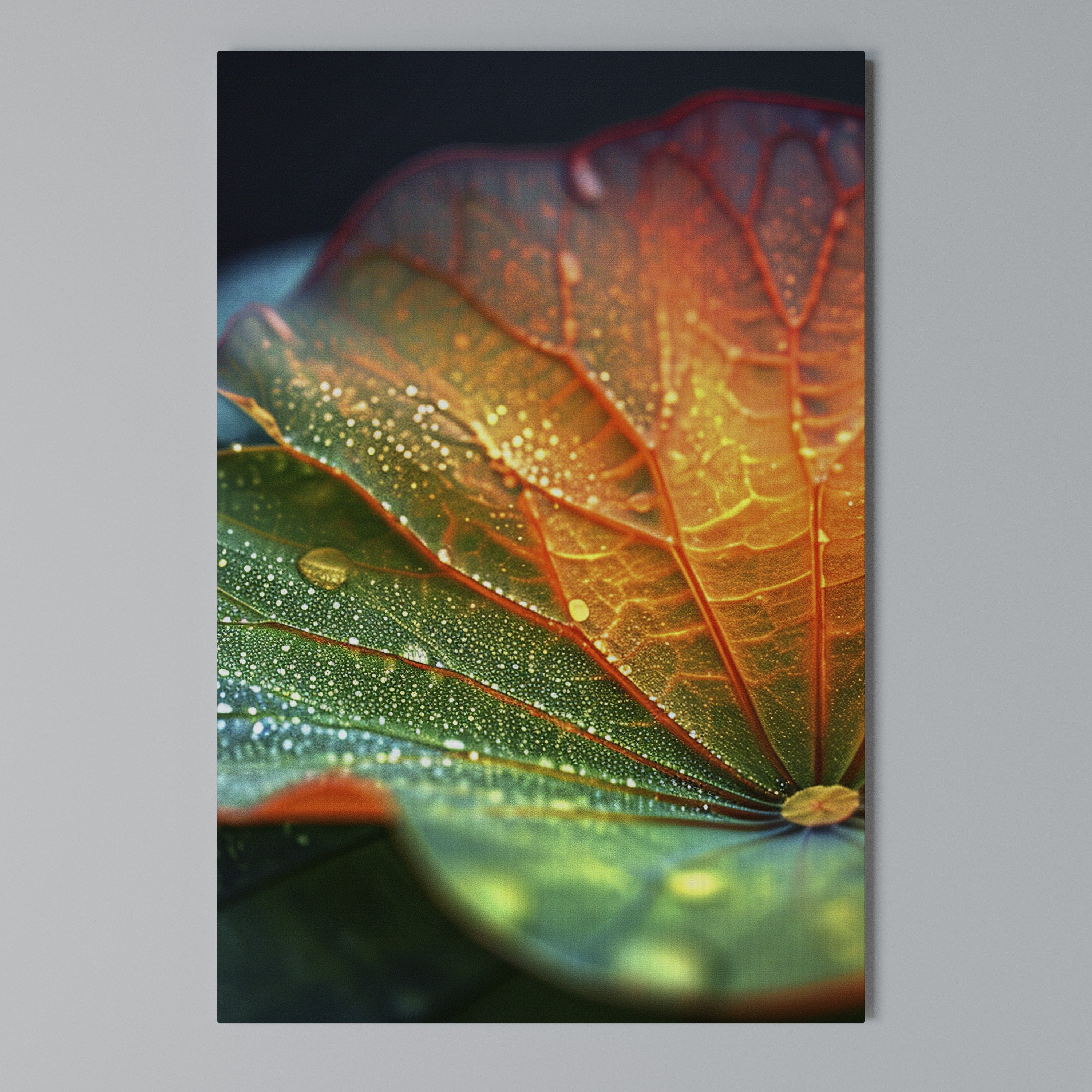 ECHOES OF RAIN Vertical Canvas Print