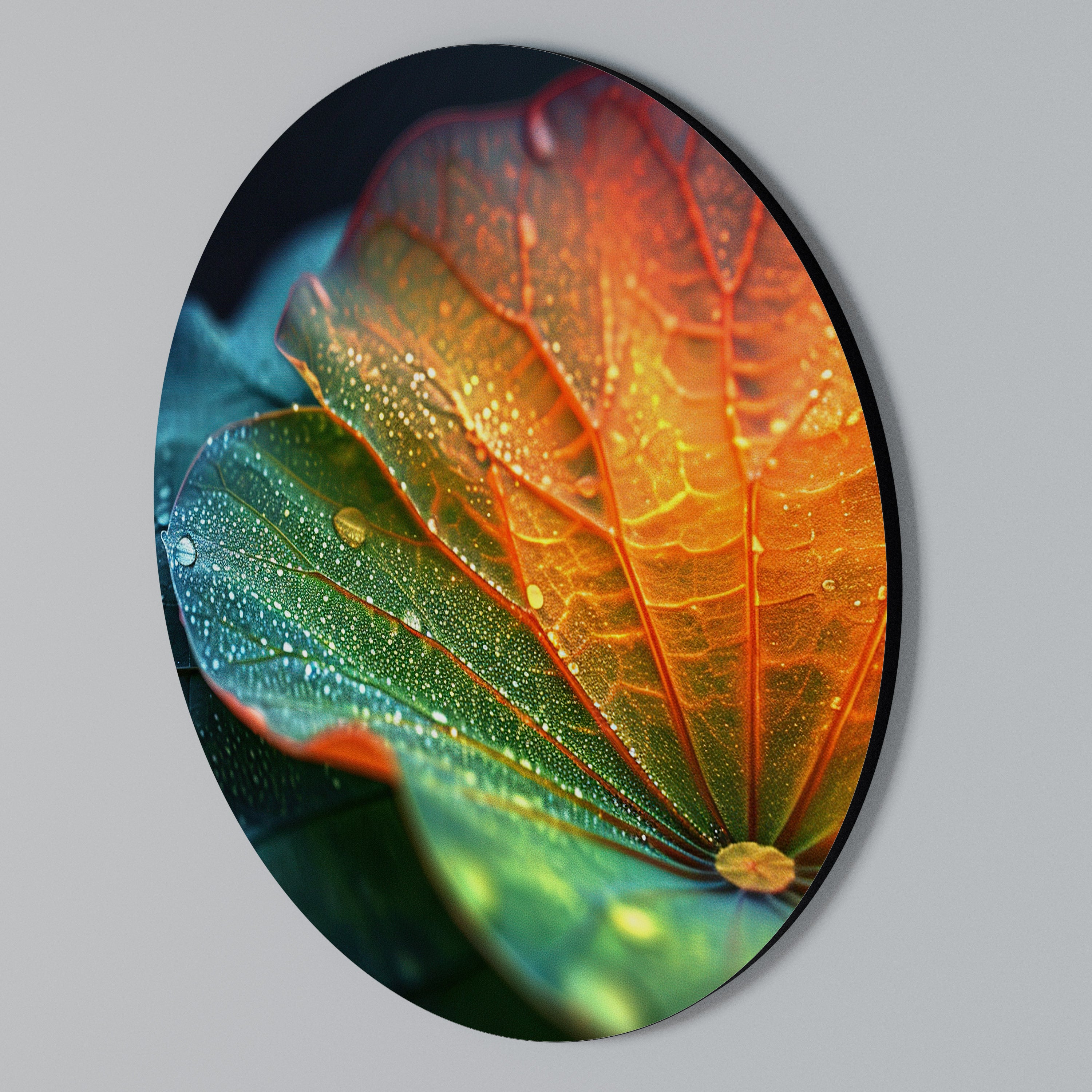 ECHOES OF RAIN Rundes Wandbild