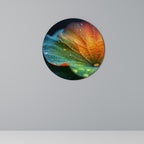 ECHOES OF RAIN Runde Wanddekoration Ø 69 cm